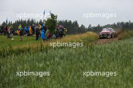 30.06.2017 - Craig Breen (IRL)-Scott Martin (GBR) Citroen C3 WRC, Citroen Total Abu Dhabi WRT 30.06-02.07.2017 FIA World Rally Championship 2017, Rd 5, Rally Poland, Mikolajki, Poland