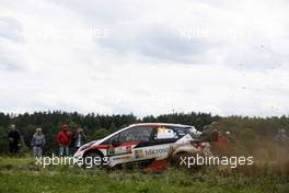 01.07.2017 - Juho Hanninen (FIN)-Kaj Lindstrom (FIN) Toyota Yaris WRC, Toyota Gazoo Racing WRT 30.06-02.07.2017 FIA World Rally Championship 2017, Rd 5, Rally Poland, Mikolajki, Poland