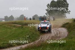 30.06.2017 - Dani Sordo (ESP)-Marc Marti (ESP),Hyundai i2 Coupe WRC, Hyundai Motorsport 30.06-02.07.2017 FIA World Rally Championship 2017, Rd 5, Rally Poland, Mikolajki, Poland