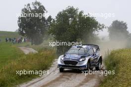 30.06.2017 - Ott Tanak (EAU)-Martin Jarveoja (EST),Ford Fiesta WRC, Mâ€Sport World Rally Team 30.06-02.07.2017 FIA World Rally Championship 2017, Rd 5, Rally Poland, Mikolajki, Poland