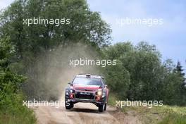 01.07.2017 - Andreas Mikkelsen (NOR)-Anders Jaeger (NOR) CITROEN C3 WRC, CITROEN TOTAL ABU DHABI WRT 30.06-02.07.2017 FIA World Rally Championship 2017, Rd 5, Rally Poland, Mikolajki, Poland