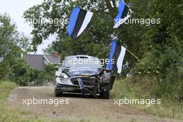 02.07.2017 - Ott Tanak (EAU)-Martin Jarveoja (EST),Ford Fiesta WRC, Mâ€Sport World Rally Team 30.06-02.07.2017 FIA World Rally Championship 2017, Rd 5, Rally Poland, Mikolajki, Poland