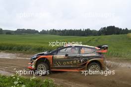 30.06.2017 - Mads Ostberg (NOR)-Ola Floene (NOR) Ford Fiesta WRC, Mâ€Sport World Rally Team 30.06-02.07.2017 FIA World Rally Championship 2017, Rd 5, Rally Poland, Mikolajki, Poland
