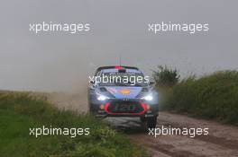 30.06.2017 - Thierry Neuville (BEL)-Nicolas Gilsoul (BEL) Hyundai i20 Coupe WRC, Hyundai Motorsport 30.06-02.07.2017 FIA World Rally Championship 2017, Rd 5, Rally Poland, Mikolajki, Poland
