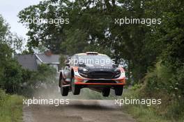 02.07.2017 - Mads Ostberg (NOR)-Ola Floene (NOR) Ford Fiesta WRC, Mâ€Sport World Rally Team 30.06-02.07.2017 FIA World Rally Championship 2017, Rd 5, Rally Poland, Mikolajki, Poland