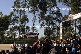 18.05.2017 - Shakedown, Essapeka Lappi (FIN) Janne Ferm (FIN), Skoda Fabia R5 WRC2, Skoda Motorsport 18-21.05.2017 FIA World Rally Championship 2017, Rd 4, Portugal, Matosinhos, Portugal