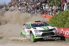 21.05.2017 - Pontus Tidemand (SWE)-Jonas Andersson (SWE) Skoda Fabia R5 WRC2, Skoda Motorsport 18-21.05.2017 FIA World Rally Championship 2017, Rd 4, Portugal, Matosinhos, Portugal