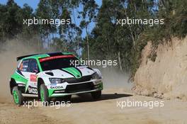 18.05.2017 - Shakedown, Andreas Mikkelsen (NOR)-Anders Jaeger (NOR) SKODA FABIA R5, SKODA MOTORSPORT 18-21.05.2017 FIA World Rally Championship 2017, Rd 4, Portugal, Matosinhos, Portugal
