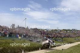 21.05.2017 - Elfyn Evans (GBR)-Daniel Barritt (GBR) Ford Fiesta WRC, Mâ€Sport World Rally Team 18-21.05.2017 FIA World Rally Championship 2017, Rd 4, Portugal, Matosinhos, Portugal