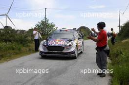 21.05.2017 - SÃ©bastien Ogier (FRA)-Julien Ingrassia (FRA) Ford Fiesta WRC, Mâ€Sport World Rally Team race winner 18-21.05.2017 FIA World Rally Championship 2017, Rd 4, Portugal, Matosinhos, Portugal