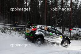 09.02.2017 - Shakedown, Lorenzo Bertelli (ITA)-Simone Scattolin (ITA) Ford Fiesta WRC, FWRT 09-12.02.2017 FIA World Rally Championship 2017, Rd 2, Sweden, Sweden, Karlstad