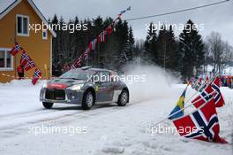 10.02.2017 - Emil BERGKVIST (SWE) - Joakim SJÃƒâ€“BERG (SWE) CitroÃƒÂ«n DS3 R5 09-12.02.2017 FIA World Rally Championship 2017, Rd 2, Sweden, Sweden, Karlstad