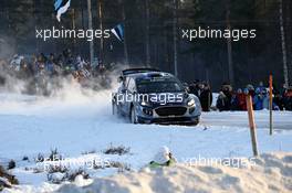 11.02.2017 - Ott Tanak (EAU)-Martin Jarveoja (EST),Ford Fiesta WRC, MÃ¢â‚¬ÂSport World Rally Team 09-12.02.2017 FIA World Rally Championship 2017, Rd 2, Sweden, Sweden, Karlstad