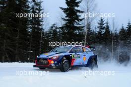 12.02.2017 - Thierry Neuville (BEL)-Nicolas Gilsoul (BEL) Hyundai i20 Coupe WRC, Hyundai Motorsport 09-12.02.2017 FIA World Rally Championship 2017, Rd 2, Sweden, Sweden, Karlstad