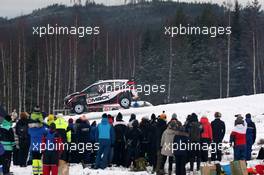 11.02.2017 -  Elfyn Evans (GBR)-Daniel Barritt (GBR) Ford Fiesta WRC, MÃ¢â‚¬ÂSport World Rally Team 09-12.02.2017 FIA World Rally Championship 2017, Rd 2, Sweden, Sweden, Karlstad