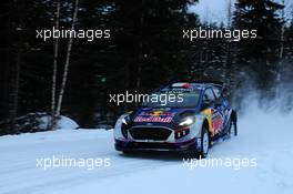 12.02.2017 - SÃ©bastien Ogier (FRA)-Julien Ingrassia (FRA) Ford Fiesta WRC, Mâ€Sport World Rally Team 09-12.02.2017 FIA World Rally Championship 2017, Rd 2, Sweden, Sweden, Karlstad