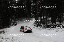 09.02.2017 - Shakedown, Jari-Matti Latvala (FIN)-Miikka Anttila (FIN) Toyota Yaris WRC, Toyota Gazoo Racing WRT 09-12.02.2017 FIA World Rally Championship 2017, Rd 2, Sweden, Sweden, Karlstad