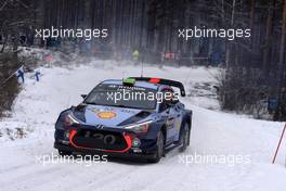 11.02.2017 - Hayden Paddon (NZL)-John Kennard (NZL) Hyundai i20 Coupe WRC, Hyundai Motorsport 09-12.02.2017 FIA World Rally Championship 2017, Rd 2, Sweden, Sweden, Karlstad