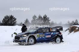 12.02.2017 - Ott Tanak (EAU)-Martin Jarveoja (EST),Ford Fiesta WRC, Mâ€Sport World Rally Team 09-12.02.2017 FIA World Rally Championship 2017, Rd 2, Sweden, Sweden, Karlstad