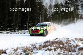 11.02.2017 - Valeriy Gorban (UKR)-Sergei Larens (EST) BMWÃ¢â‚¬ÂMini John Cooper Works, Eurolamp World Rally Team 09-12.02.2017 FIA World Rally Championship 2017, Rd 2, Sweden, Sweden, Karlstad