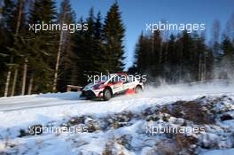 11.02.2017 - Juho Hanninen (FIN)-Kaj Lindstrom (FIN) Toyota Yaris WRC, Toyota Gazoo Racing WRT 09-12.02.2017 FIA World Rally Championship 2017, Rd 2, Sweden, Sweden, Karlstad