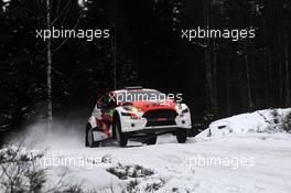 09.02.2017 - Shakedown, Takamoto KATSUTA (JPN) - Marko SALMINEN (FIN) Ford Fiesta R5, Tommi MÃ¤kinen Racing 09-12.02.2017 FIA World Rally Championship 2017, Rd 2, Sweden, Sweden, Karlstad