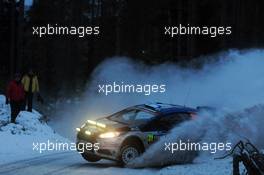 10.02.2017 - Teemu SUNINEN (FIN) - Mikko MARKKULA (FIN) Ford Fiesta R5, MÃ¢â‚¬ÂSport World Rally Team 09-12.02.2017 FIA World Rally Championship 2017, Rd 2, Sweden, Sweden, Karlstad