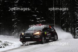 09.02.2017 - Shakedown, Eyvind BRYNILDSEN (NOR) - Anders FREDRIKSSON (SWE) Ford Fiesta R5 Adapta Motorsport AS 09-12.02.2017 FIA World Rally Championship 2017, Rd 2, Sweden, Sweden, Karlstad