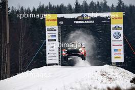 11.02.2017 - Mads Ostberg (NOR)-Ola Floene (NOR) Ford Fiesta WRC, MÃ¢â‚¬ÂSport World Rally Team 09-12.02.2017 FIA World Rally Championship 2017, Rd 2, Sweden, Sweden, Karlstad