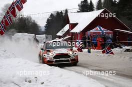 10.02.2017 - Alexey LUKYANUK (RUS) - Alexey ARNAUTOV (RUS) Ford Fiesta R5 09-12.02.2017 FIA World Rally Championship 2017, Rd 2, Sweden, Sweden, Karlstad
