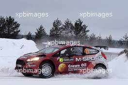 12.02.2017 - Gus GREENSMITH (GBR) - Craig PARRY (GBR) Ford Fiesta R5 09-12.02.2017 FIA World Rally Championship 2017, Rd 2, Sweden, Sweden, Karlstad