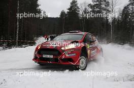 10.02.2017 - Gus GREENSMITH (GBR) - Craig PARRY (GBR) Ford Fiesta R5 09-12.02.2017 FIA World Rally Championship 2017, Rd 2, Sweden, Sweden, Karlstad