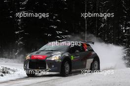 09.02.2017 - Shakedown, Emil BERGKVIST (SWE) - Joakim SJÃ–BERG (SWE) CitroÃ«n DS3 R5 09-12.02.2017 FIA World Rally Championship 2017, Rd 2, Sweden, Sweden, Karlstad