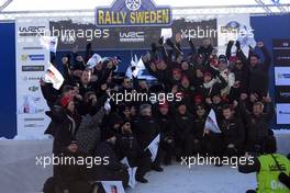 12.02.2017 - Jari-Matti Latvala (FIN)-Miikka Anttila (FIN) Toyota Yaris WRC, Toyota Gazoo Racing WRT race winner 09-12.02.2017 FIA World Rally Championship 2017, Rd 2, Sweden, Sweden, Karlstad