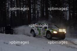 10.02.2017 - Ole Christian (NOR) - Stig Rune SKJÃƒâ€ RMOEN (NOR) Skoda Fabia R5, Printsport 09-12.02.2017 FIA World Rally Championship 2017, Rd 2, Sweden, Sweden, Karlstad