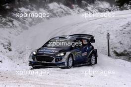 09.02.2017 - Shakedown, Ott Tanak (EAU)-Martin Jarveoja (EST),Ford Fiesta WRC, Mâ€Sport World Rally Team 09-12.02.2017 FIA World Rally Championship 2017, Rd 2, Sweden, Sweden, Karlstad