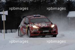 12.02.2017 - Gus GREENSMITH (GBR) - Craig PARRY (GBR) Ford Fiesta R5 09-12.02.2017 FIA World Rally Championship 2017, Rd 2, Sweden, Sweden, Karlstad