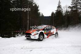 10.02.2017 - Takamoto KATSUTA (JPN) - Marko SALMINEN (FIN) Ford Fiesta R5, Tommi MÃƒÂ¤kinen Racing 09-12.02.2017 FIA World Rally Championship 2017, Rd 2, Sweden, Sweden, Karlstad