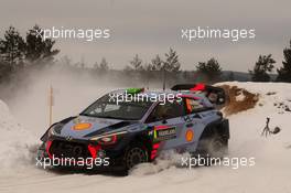 12.02.2017 - Hayden Paddon (NZL)-John Kennard (NZL) Hyundai i20 Coupe WRC, Hyundai Motorsport 09-12.02.2017 FIA World Rally Championship 2017, Rd 2, Sweden, Sweden, Karlstad