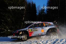 11.02.2017 - Thierry Neuville (BEL)-Nicolas Gilsoul (BEL) Hyundai i20 Coupe WRC, Hyundai Motorsport 09-12.02.2017 FIA World Rally Championship 2017, Rd 2, Sweden, Sweden, Karlstad
