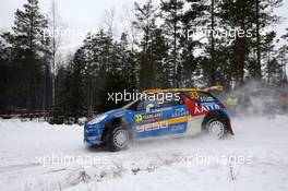10.02.2017 - Pierre Louis LOUBET (FRA) - Vincent LANDALS (FRA) Citroen DS3 R5 09-12.02.2017 FIA World Rally Championship 2017, Rd 2, Sweden, Sweden, Karlstad