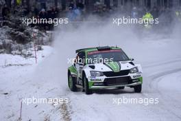11.02.2017 - Pontus Tidemand (SWE)-Jonas Andersson (SWE) Skoda Fabia R5 WRC2, Skoda Motorsport 09-12.02.2017 FIA World Rally Championship 2017, Rd 2, Sweden, Sweden, Karlstad