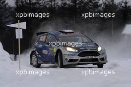 12.02.2017 - Eric Camilli (FRA)-Benjamin Veillas (FRA) Ford Fiesta, Mâ€Sport World Rally Team 09-12.02.2017 FIA World Rally Championship 2017, Rd 2, Sweden, Sweden, Karlstad
