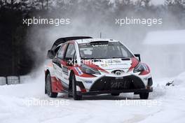 12.02.2017 - Juho Hanninen (FIN)-Kaj Lindstrom (FIN) Toyota Yaris WRC, Toyota Gazoo Racing WRT 09-12.02.2017 FIA World Rally Championship 2017, Rd 2, Sweden, Sweden, Karlstad
