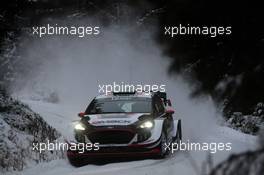 10.02.2017 - Elfyn Evans (GBR)-Daniel Barritt (GBR) Ford Fiesta WRC, MÃ¢â‚¬ÂSport World Rally Team 09-12.02.2017 FIA World Rally Championship 2017, Rd 2, Sweden, Sweden, Karlstad