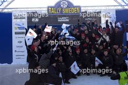 12.02.2017 - Jari-Matti Latvala (FIN)-Miikka Anttila (FIN) ToyotaYaris WRC, Toyota Gazoo Racing WRT race winner 09-12.02.2017 FIA World Rally Championship 2017, Rd 2, Sweden, Sweden, Karlstad