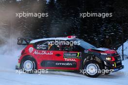 12.02.2017 - Kris Meeke (GBR)-Paul Nagle (IRL) Citroen C3 WRC, Citroen Total Abu Dhabi WRT 09-12.02.2017 FIA World Rally Championship 2017, Rd 2, Sweden, Sweden, Karlstad
