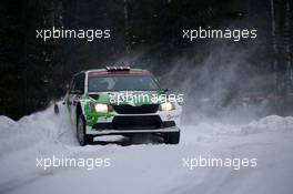 10.02.2017 - Pontus Tidemand (SWE)-Jonas Andersson (SWE) Skoda Fabia R5 WRC2, Skoda Motorsport 09-12.02.2017 FIA World Rally Championship 2017, Rd 2, Sweden, Sweden, Karlstad