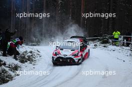 09.02.2017 - Shakedown, Juho Hanninen (FIN)-Kaj Lindstrom (FIN) Toyota Yaris WRC, Toyota Gazoo Racing WRT 09-12.02.2017 FIA World Rally Championship 2017, Rd 2, Sweden, Sweden, Karlstad