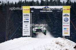 11.02.2017 - Pontus Tidemand (SWE)-Jonas Andersson (SWE) Skoda Fabia R5 WRC2, Skoda Motorsport 09-12.02.2017 FIA World Rally Championship 2017, Rd 2, Sweden, Sweden, Karlstad